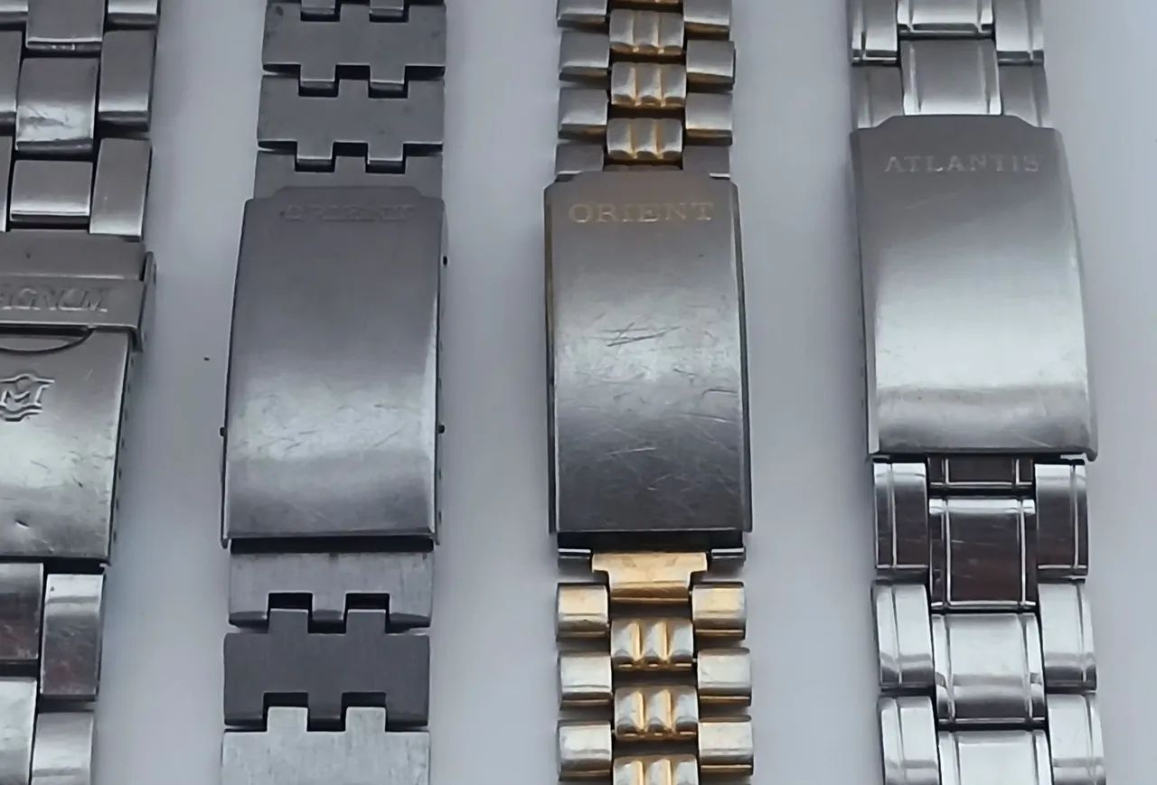 Lote com 6 pulseiras de relógio originais  - Foto 3