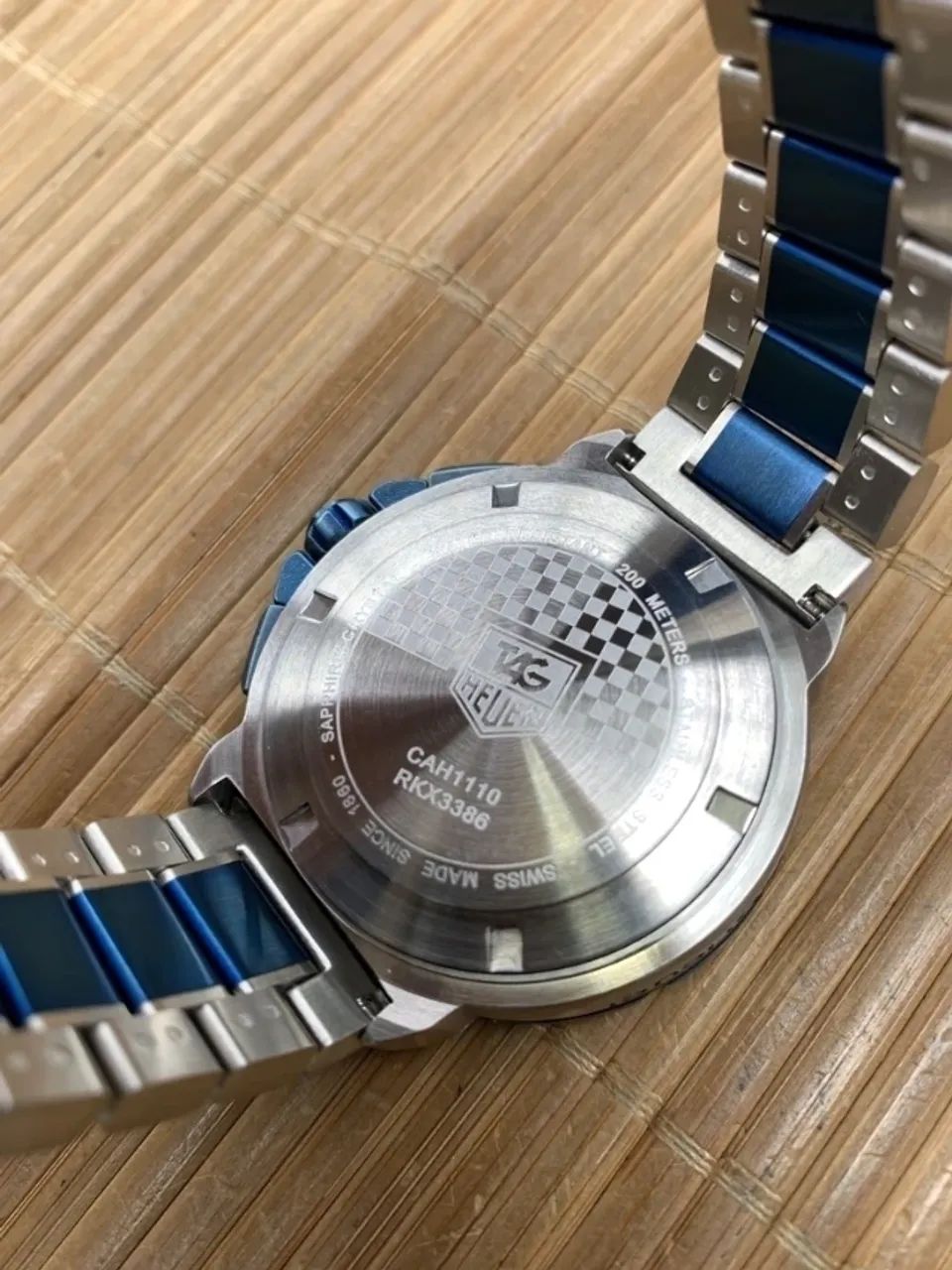 Relógio TAG HEUER FORMULA 1 MISTO COM AZUL - MULTIFUNCIONAL  - Foto 5