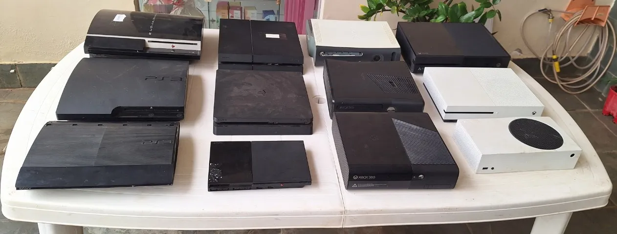 Negocio consoles (games) ou periféricos parados ou com defeitos