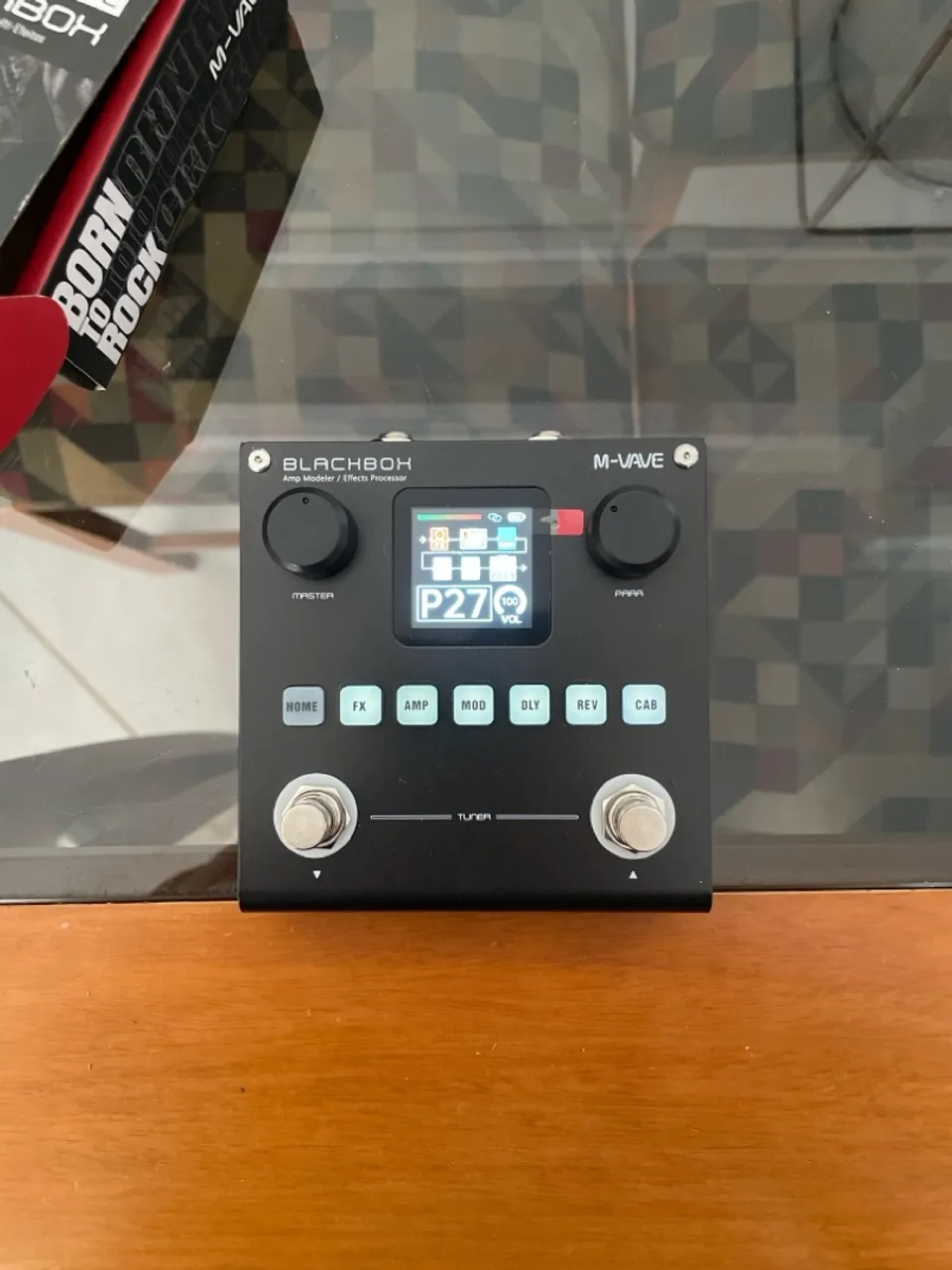 Pedal M-VAVE Blackbox Amp Modeler/Processador de Efeitos