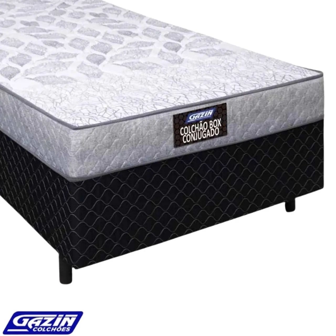 Cama Box Solteiro D28 Gazin Colchões- Produto Novo  - Foto 4