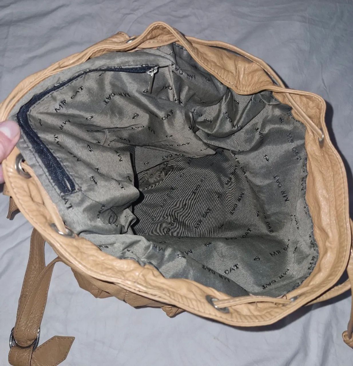 Bolsa de couro Mr Cat  - Foto 3