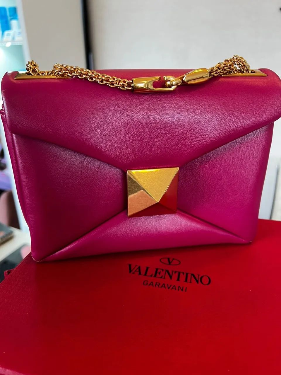 Bolsa Valentino one stud - Foto 4