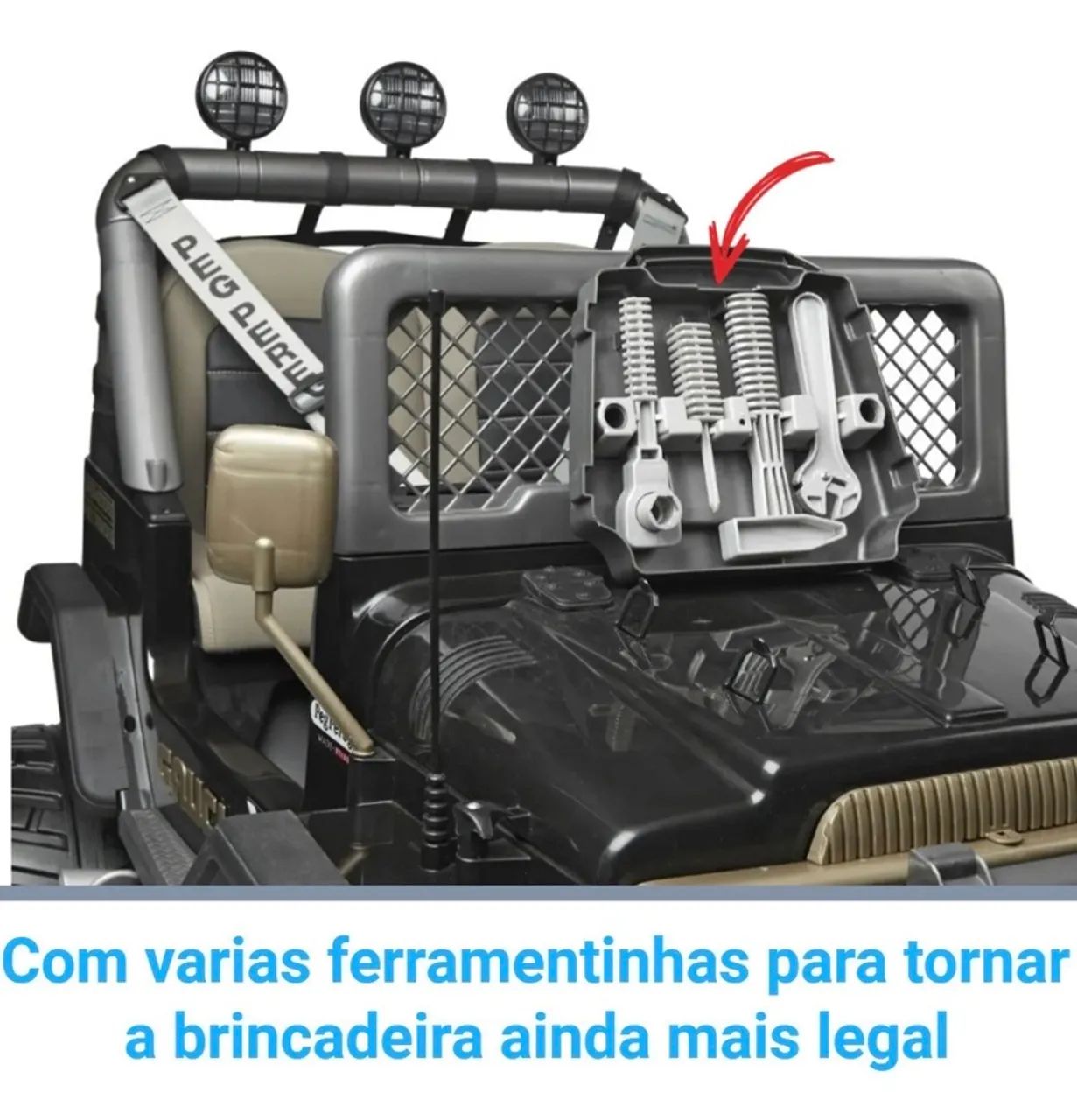  Carro Eletrico Peg Perego Gaucho - Foto 5
