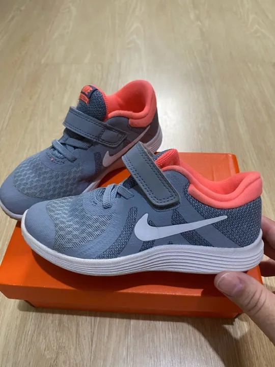 Tênis original da Nike 26 infantil feminino 