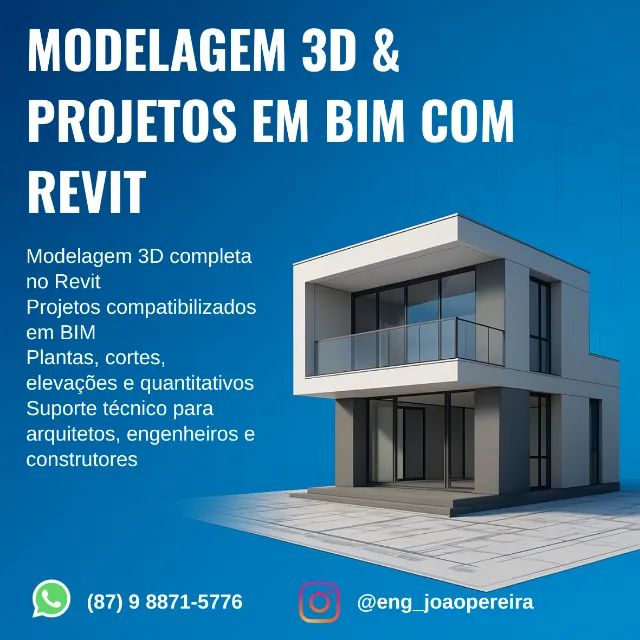 Modelagem 3D completa no Revit