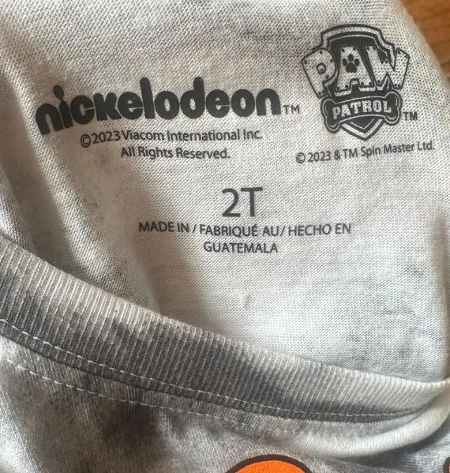 Camiseta Patrulha Canina Carter's  tamanho 2 anos importada (Nova) - Foto 4