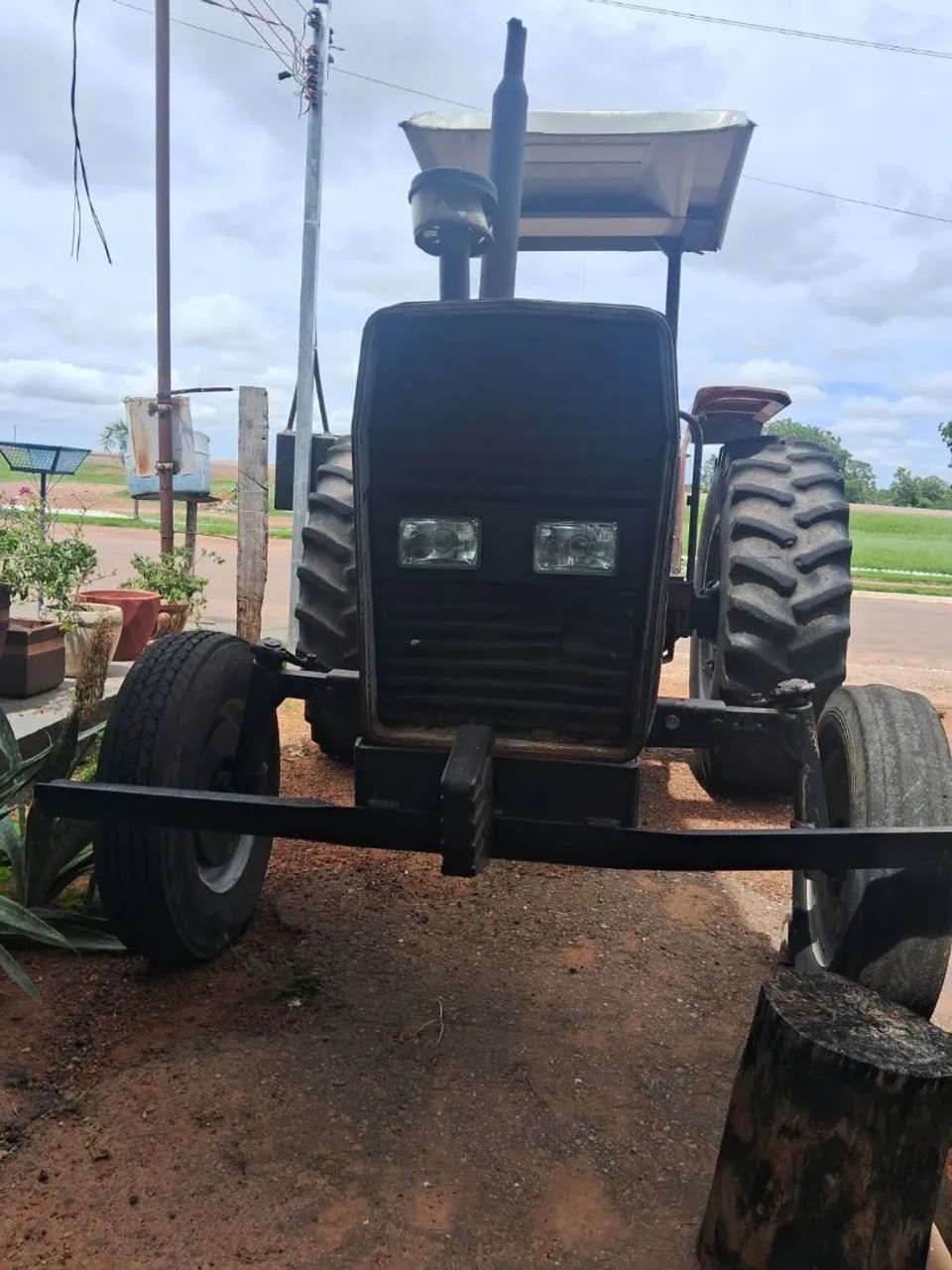 Trator massey Ferguson 290. uma grade 16 discos e um carretão - Foto 3