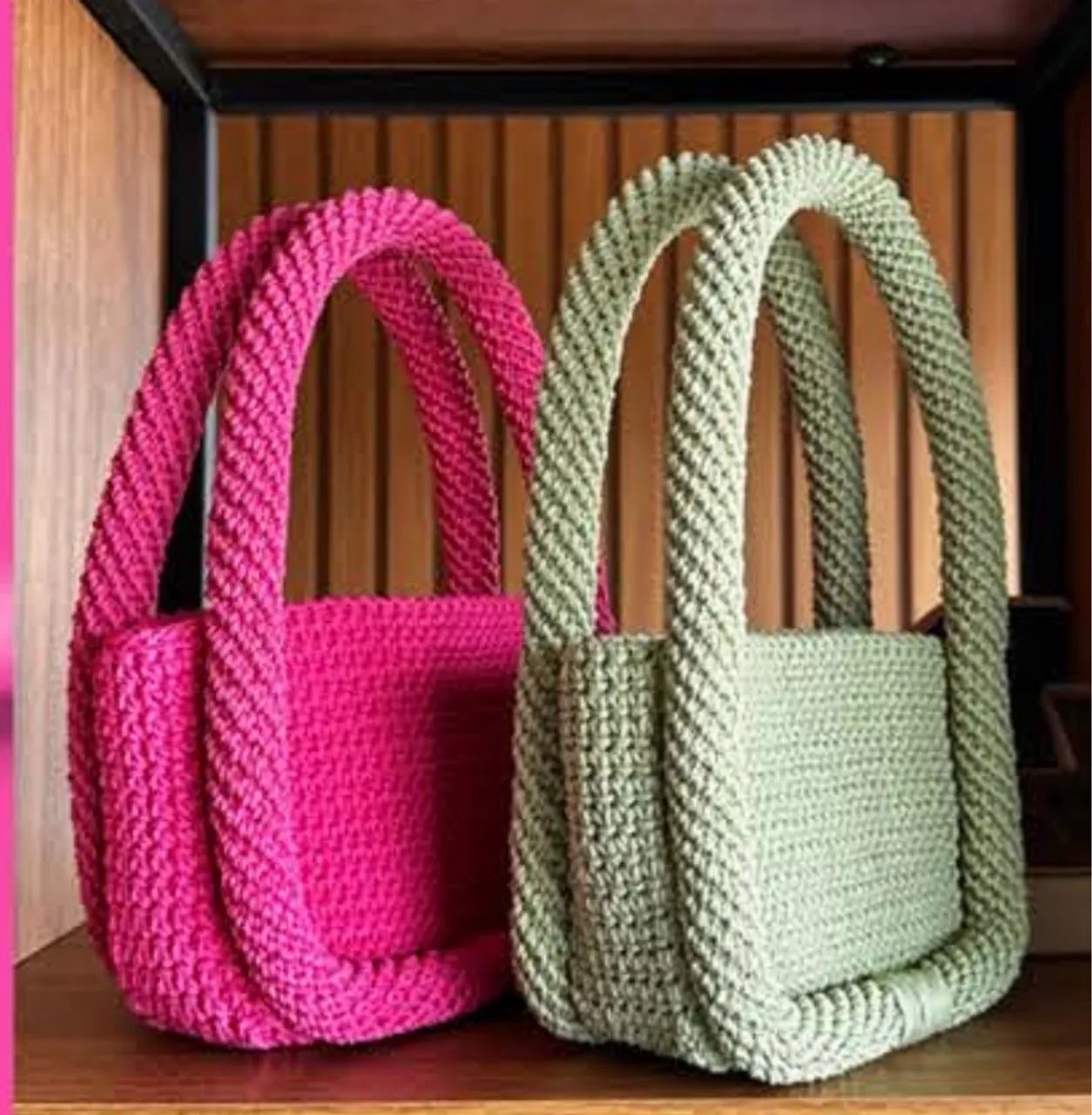 Bolsas de crochê - encomenda 