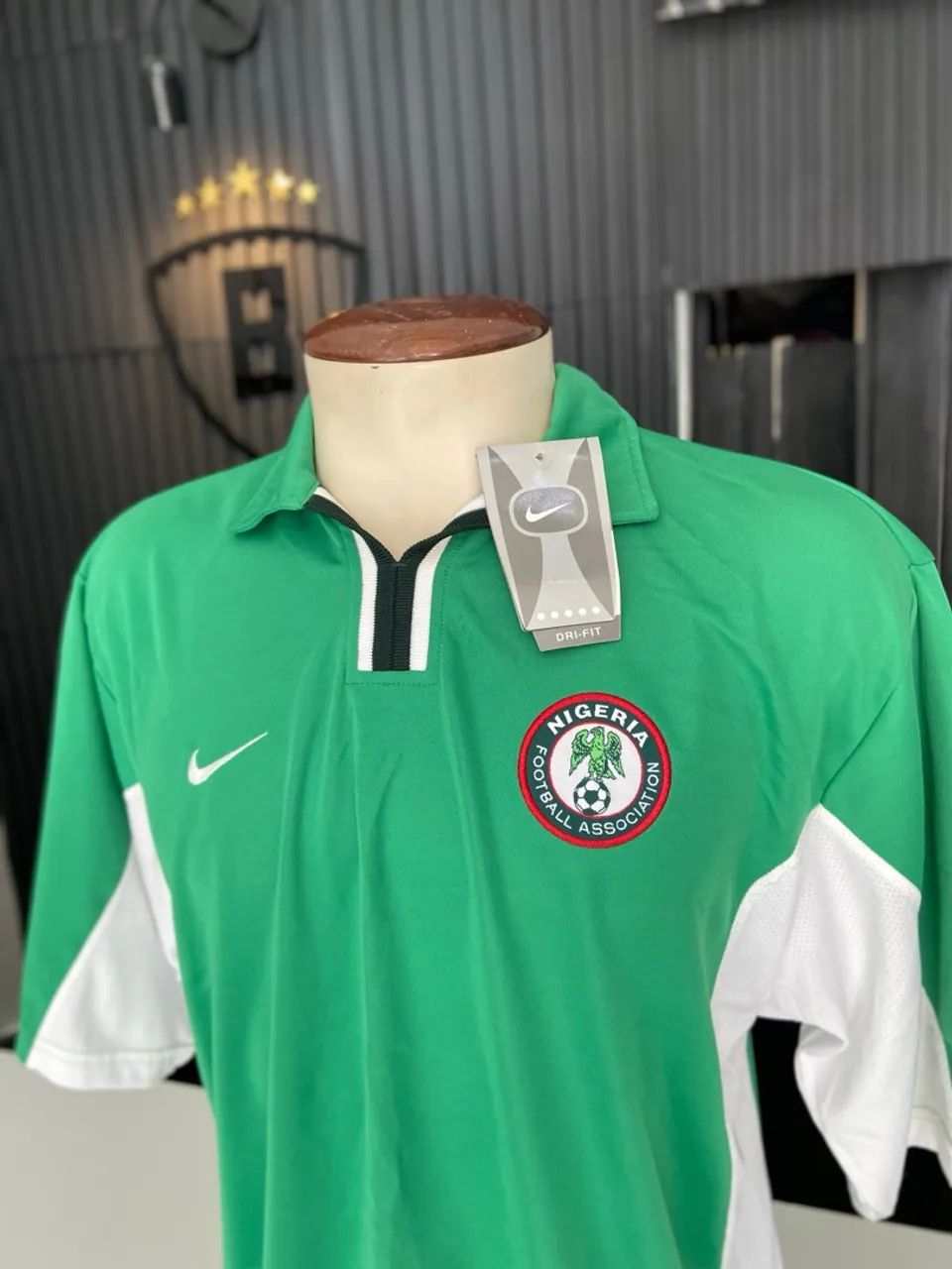 Camisa Nigéria Nike 2000 - Na etiqueta  - Foto 2