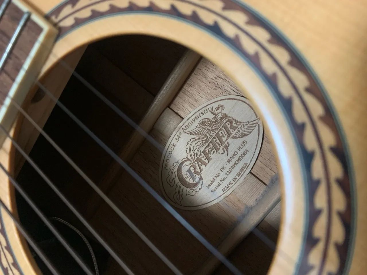 Violão Acústico Crafter Peacock 34th Anniversary - Foto 5