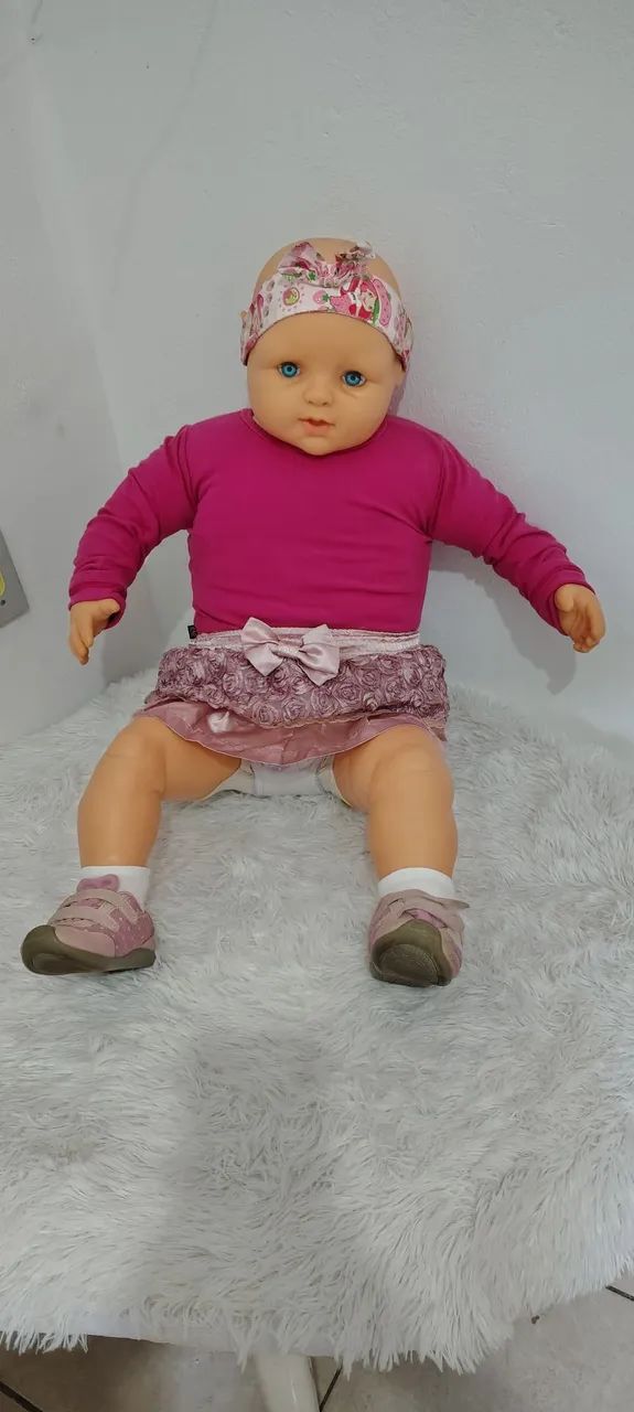 Bebezão antigo raro acalanto gigante  - Foto 3