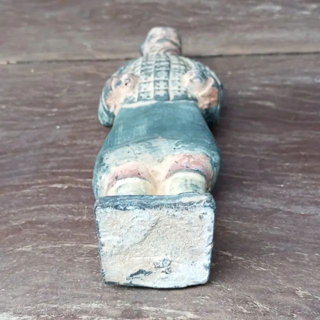 Guerreiro chinês feito em terracota - década de 1950 - Foto 5