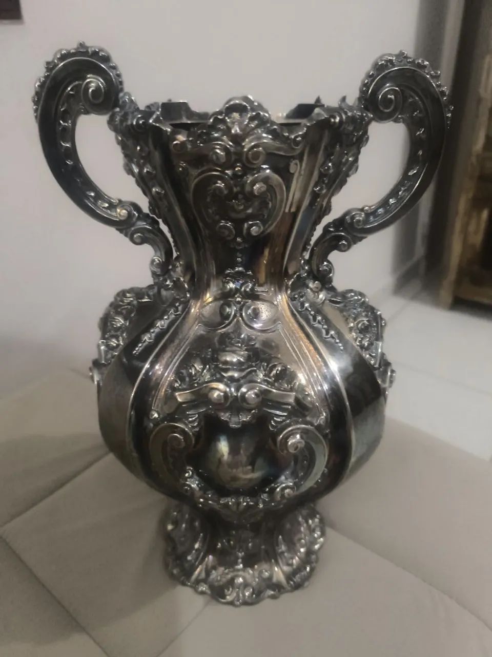 Ânfora em Prata Portuguesa Contrastada!! 