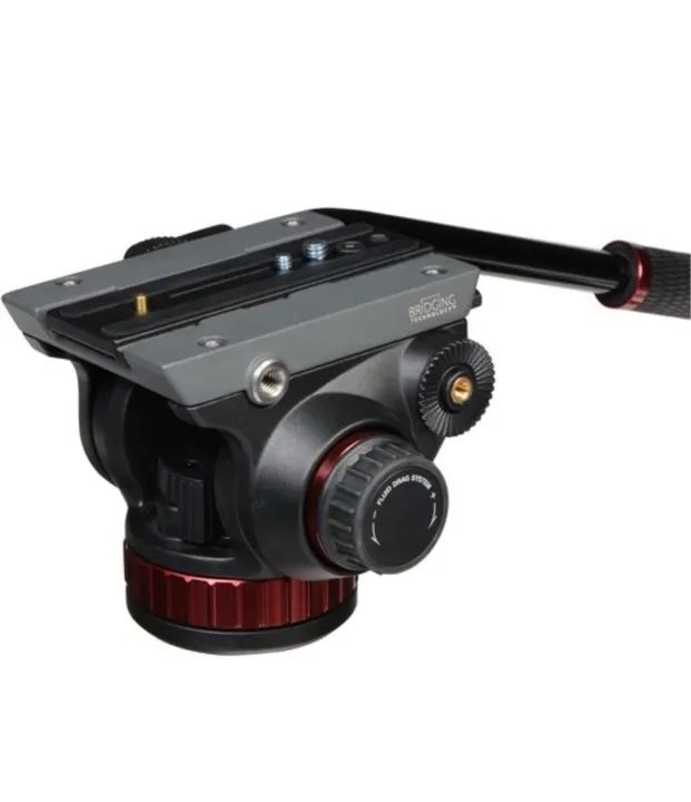 Cabeca hidraulica de tripe manfrotto mvh 502ah - Foto 3