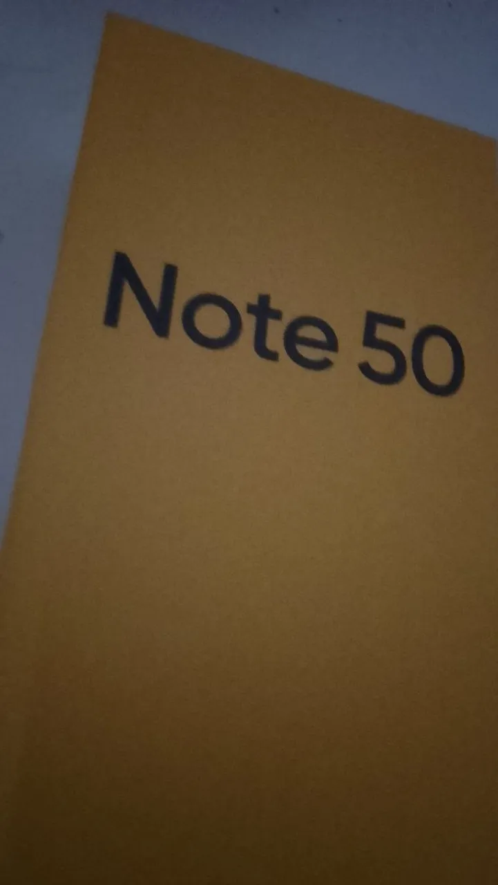 Celular Note 50 com nota fiscal e garantia