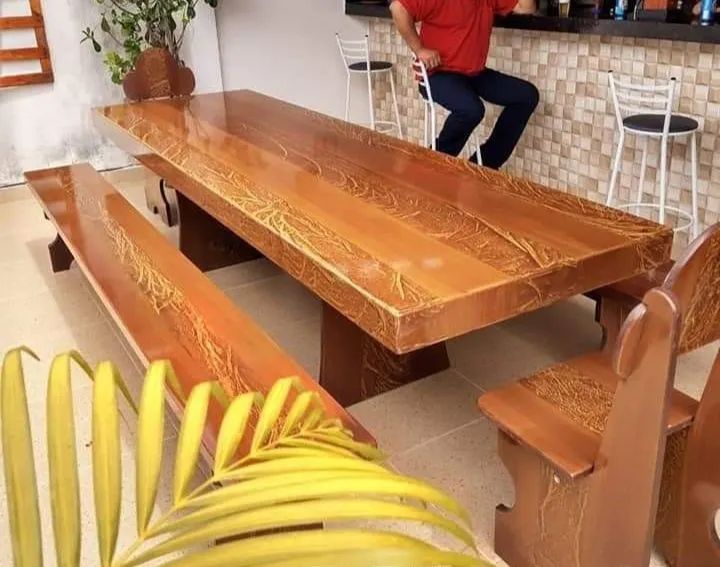 Mesa de Ardósia Sertaneja - Qualidade e Estilo Rústico