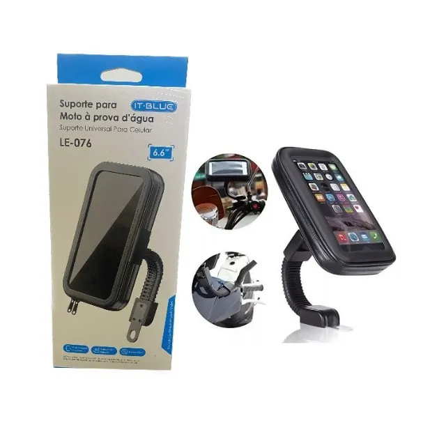 Suporte Celular Moto Case Impermeável 6.6 It-Blue