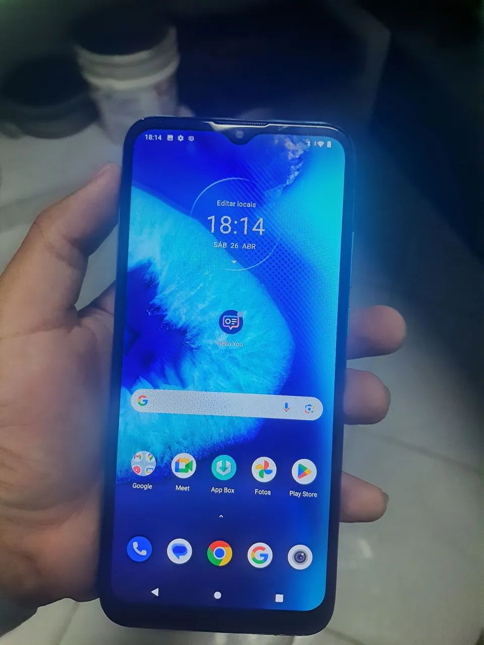 Moto G8 Power Lite Azul - 64GB - Impecável, Pronto pra uso<br>