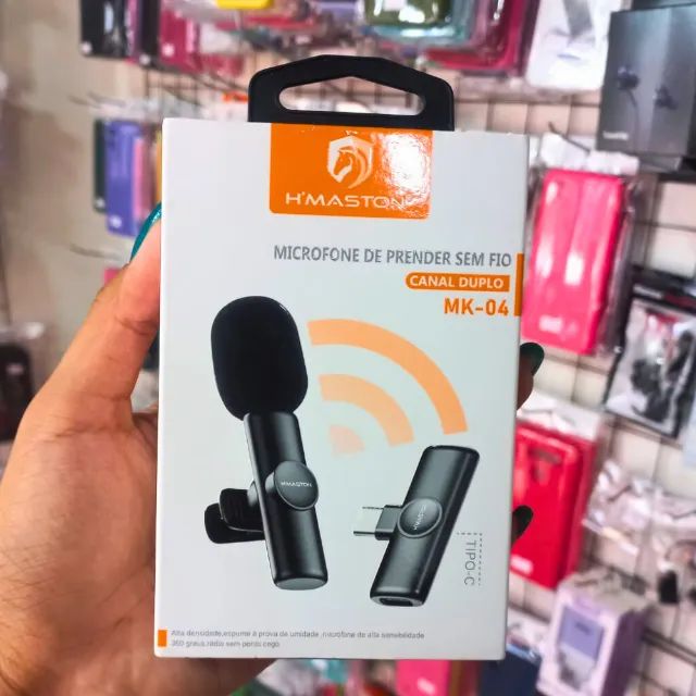 Microfone lapela Tipo-C