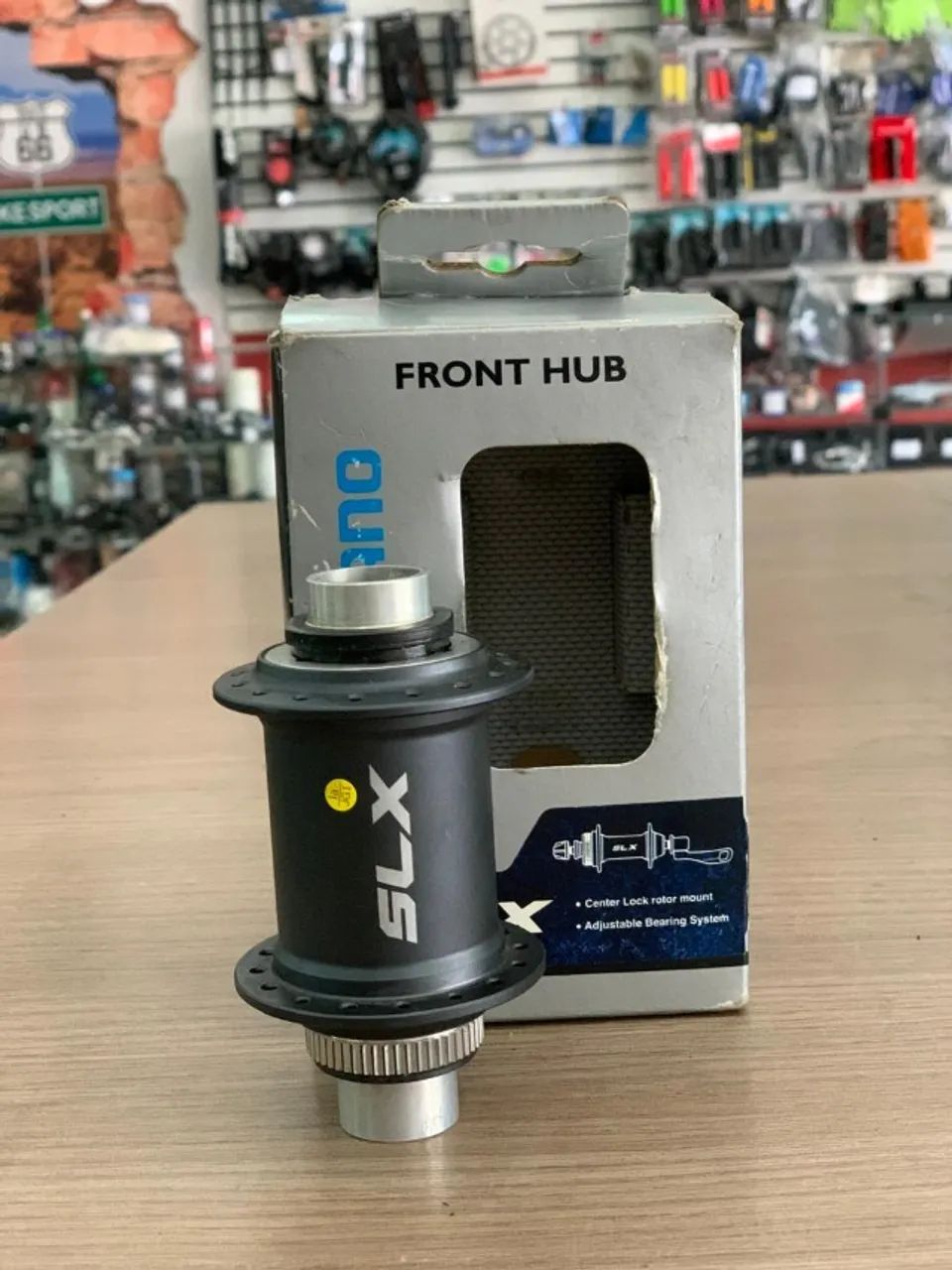 Cubo Shimano SLX 20mm Center lock Ciclismo Tanque, Rio de