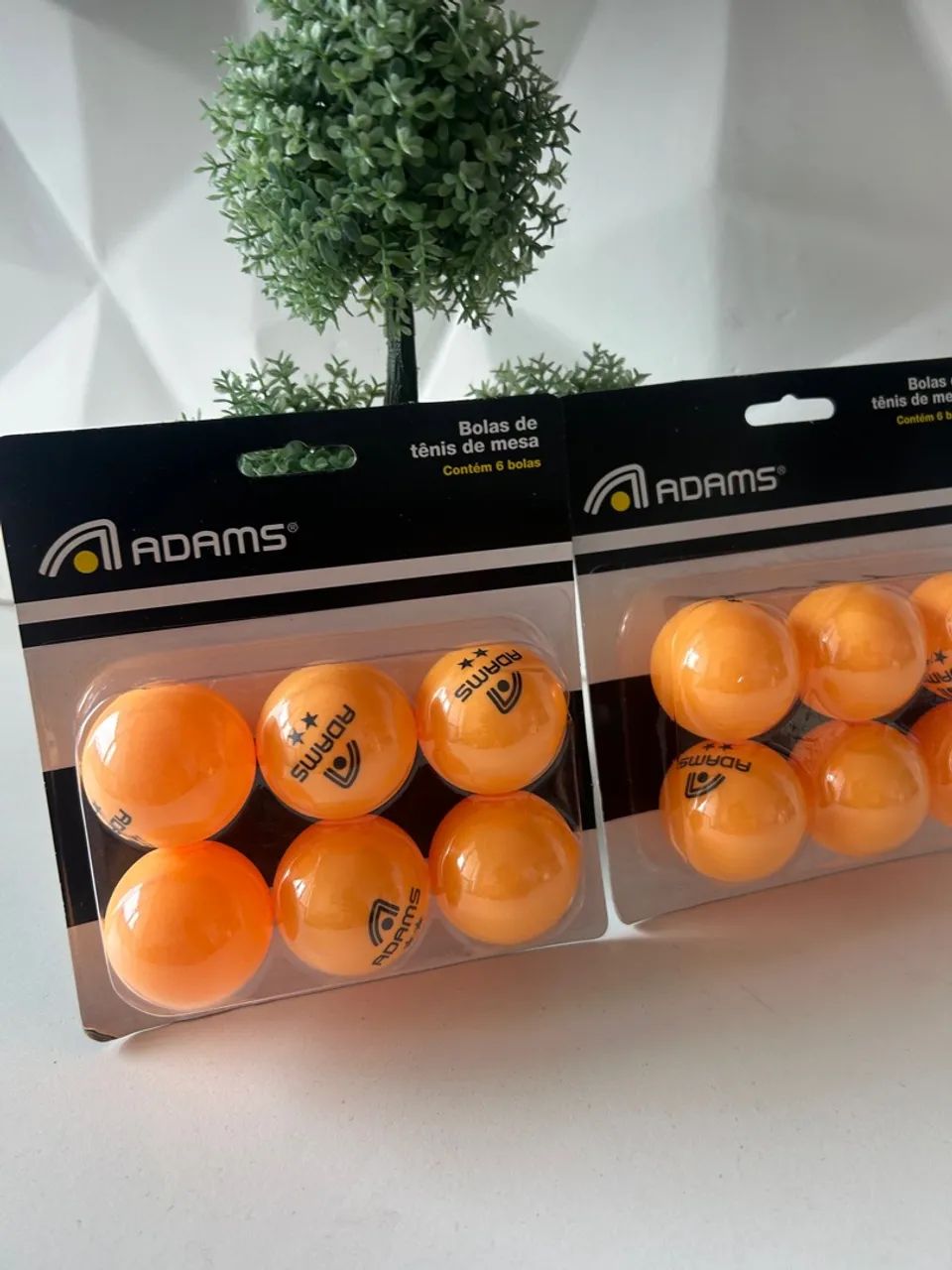 Bolas de Tênis de Mesa Adams - Kit com 6 Unidades - Foto 5