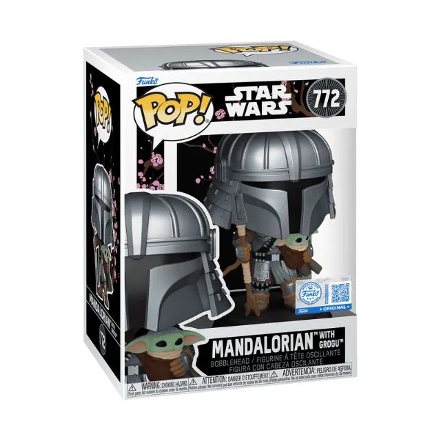 Funko Pop Mandalorian With Grogu 772