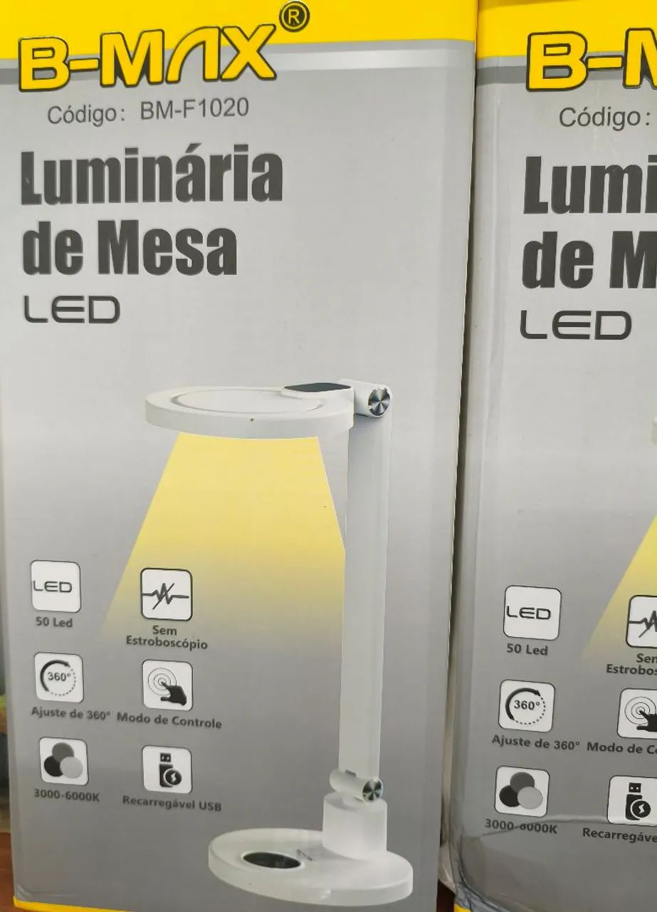 Luminária de Mesa LED B-MAX BM-F1020