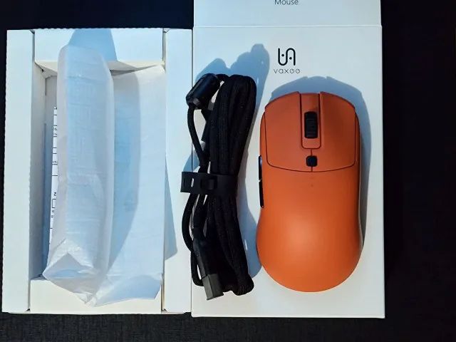 Mouse Vaxee XE O Wireless Laranja - Periféricos e Acessórios de