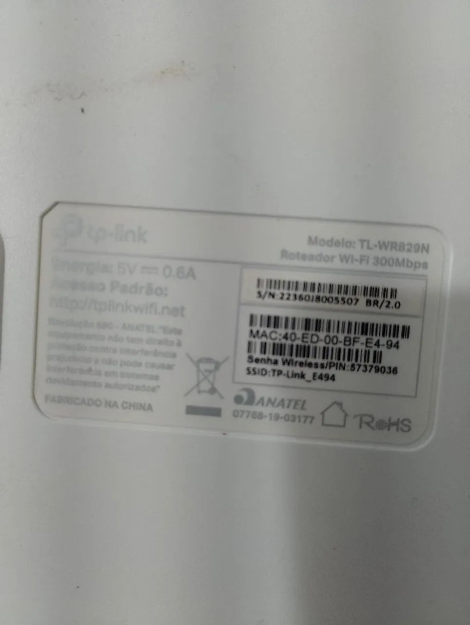 ROTEADOR TP-LINK 4K ! WR829N64286339807874121