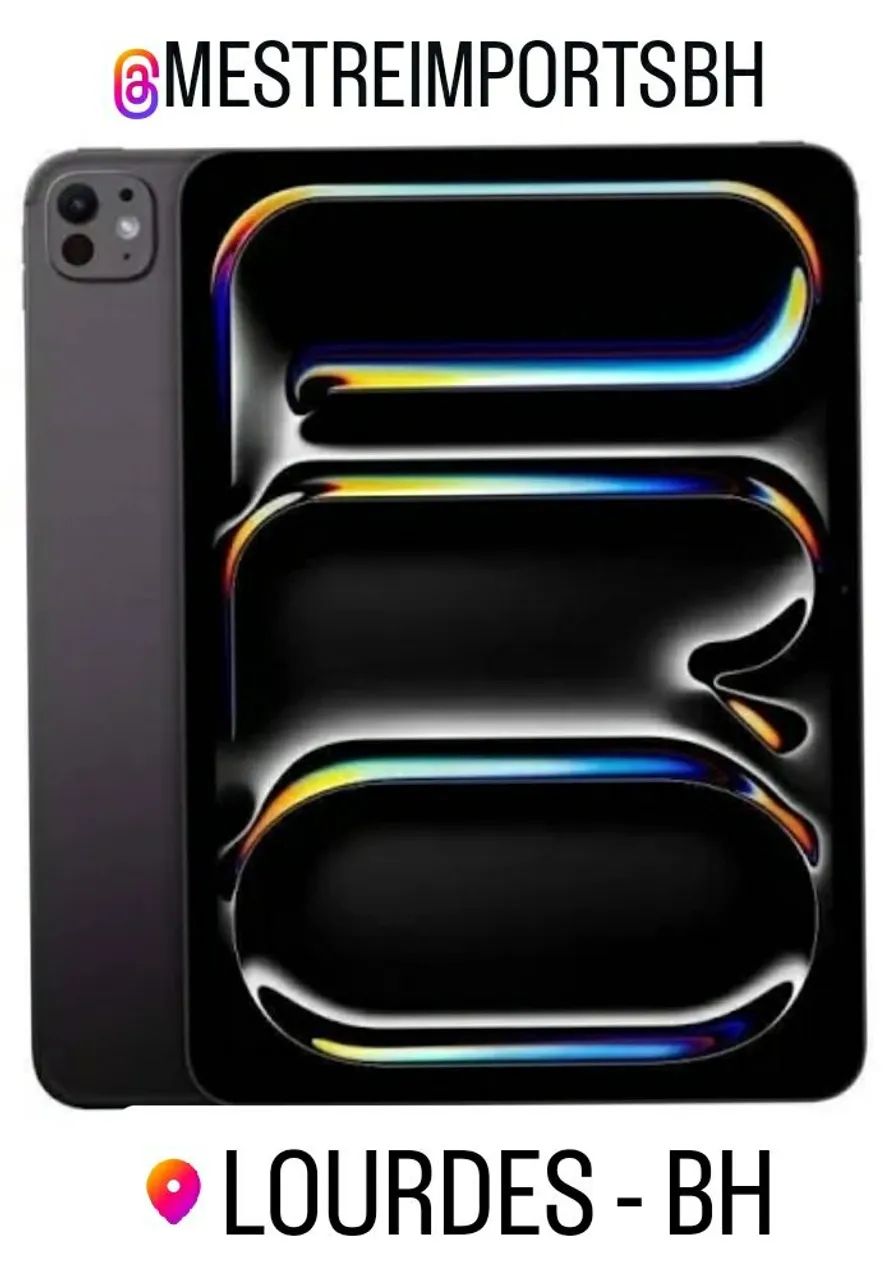 IPAD PRO M4 256 GB 11 POLEGADAS (NOVO) LOJA FÍSICA - LOURDES BH 