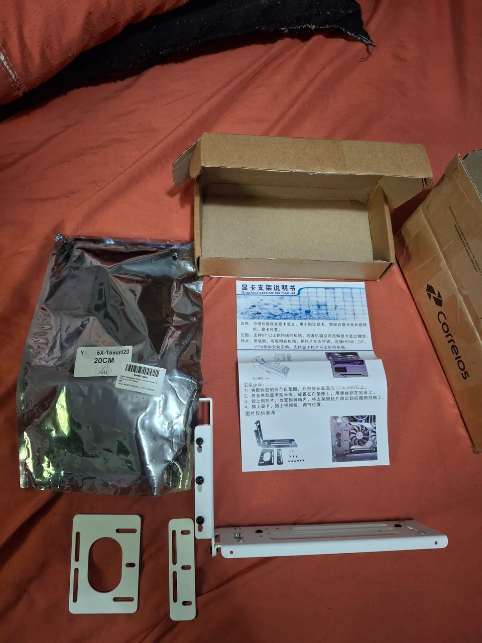 Suporte para Placa de Vídeo Vertical cabo rise 4.0