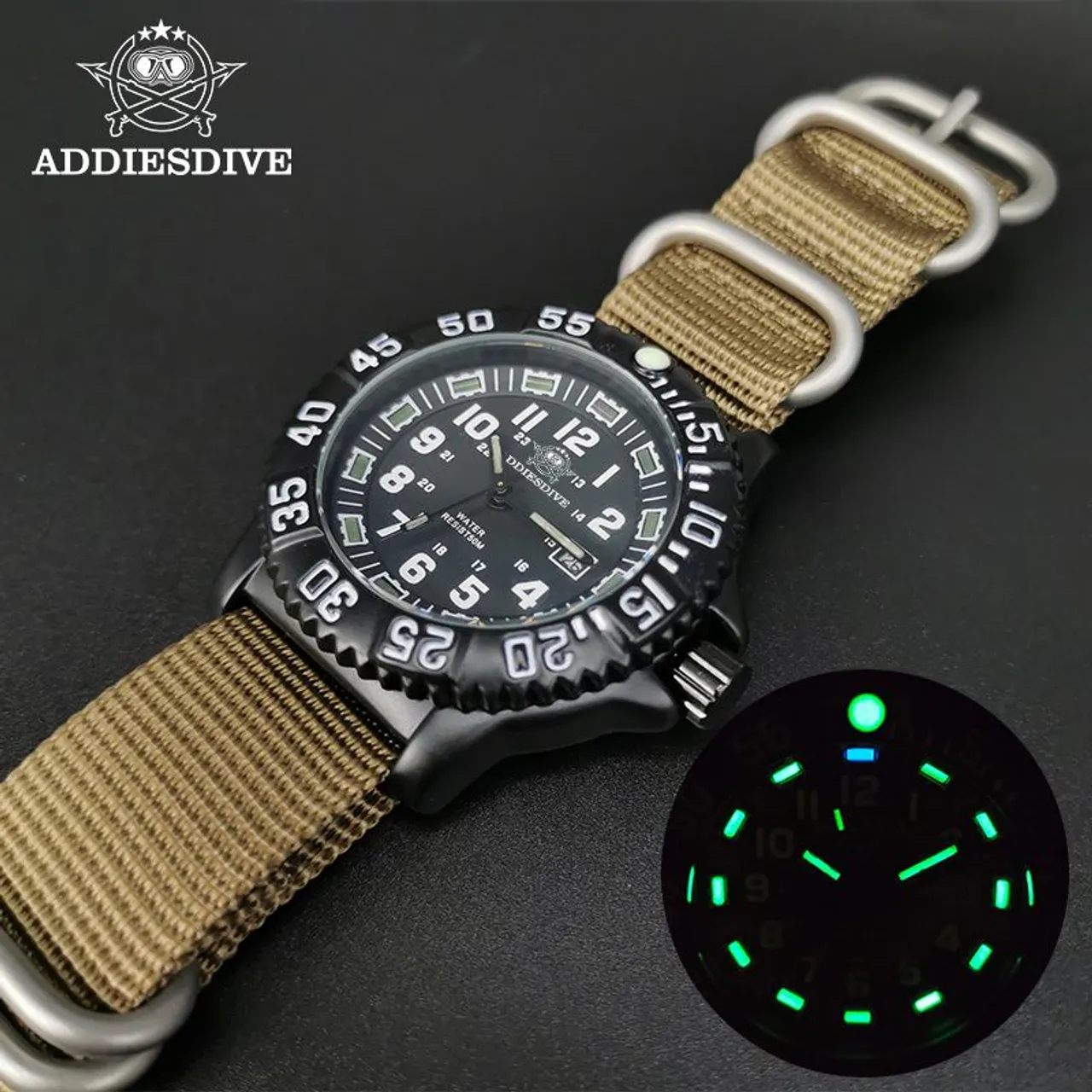 Relógio Addiesdive - Design robusto e alta performance