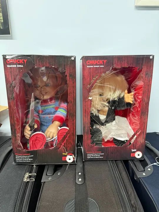 Bonecos falantes Chucky e Tiffany - Colecionáveis