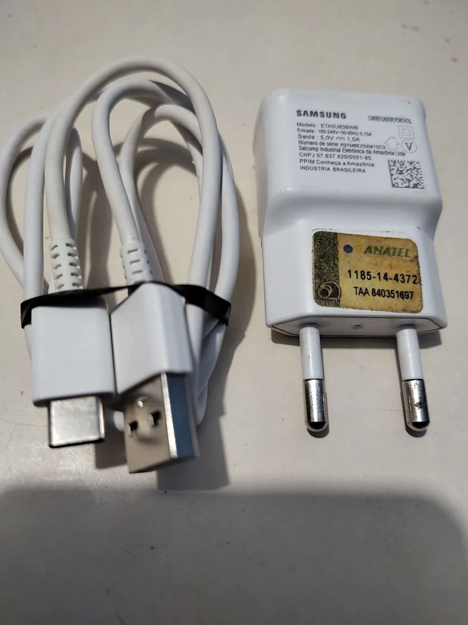 Samsung - Carregador e Cabo Original