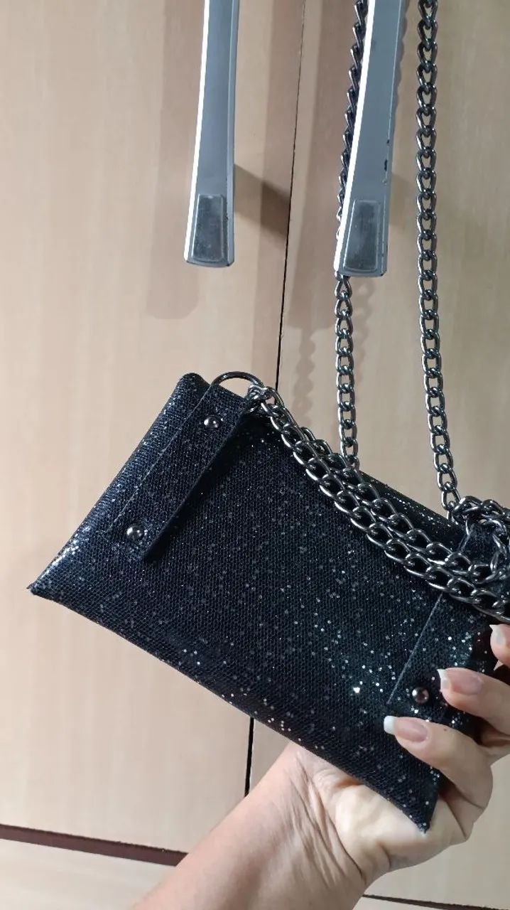 Bolsa que vira pochete na cor preta  - Foto 3