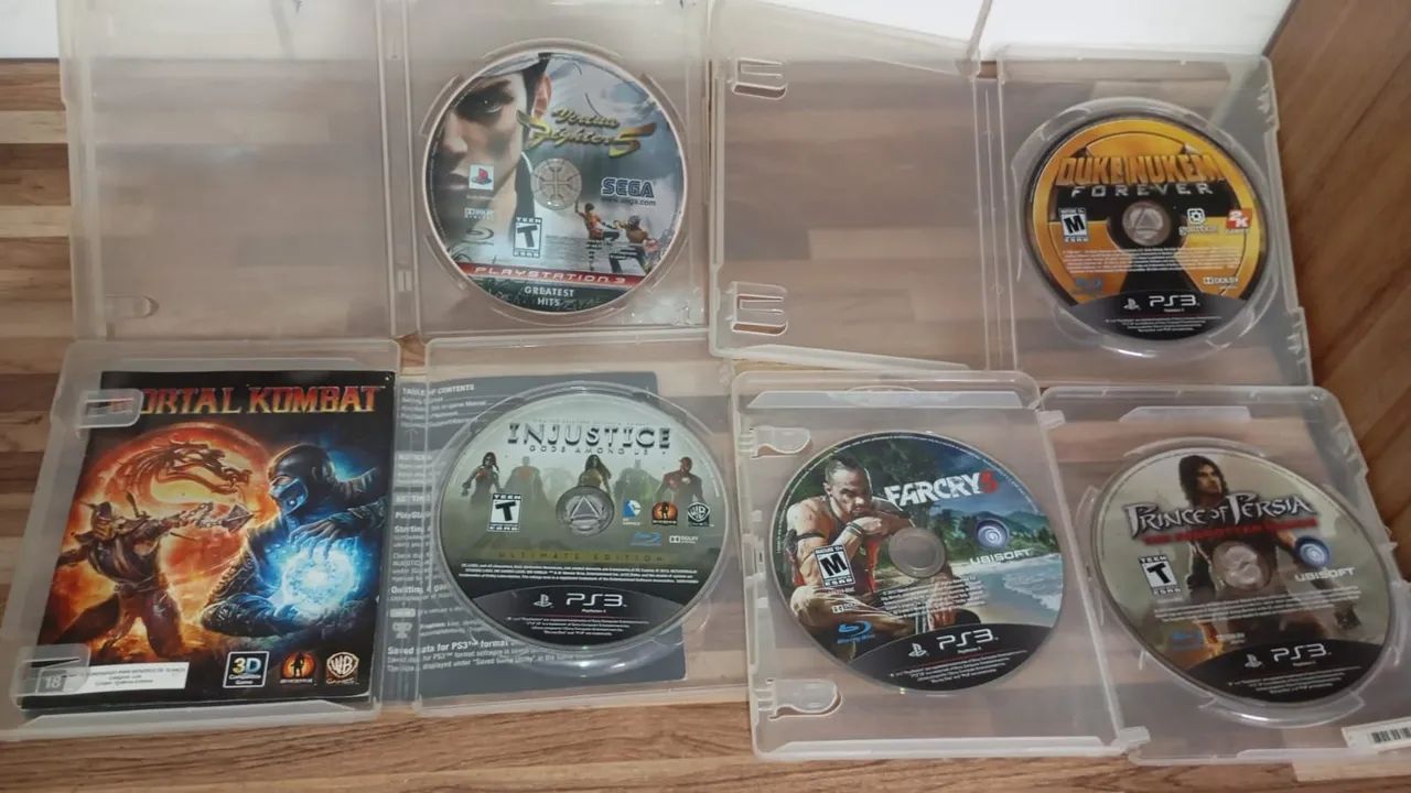 Cinco jogos para Playstation 3 CDs sem risco perfeito estado - Foto 2