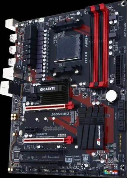 Placa mãe Gigabyte GA-990X-Gaming SLI Am3+ - Foto 2