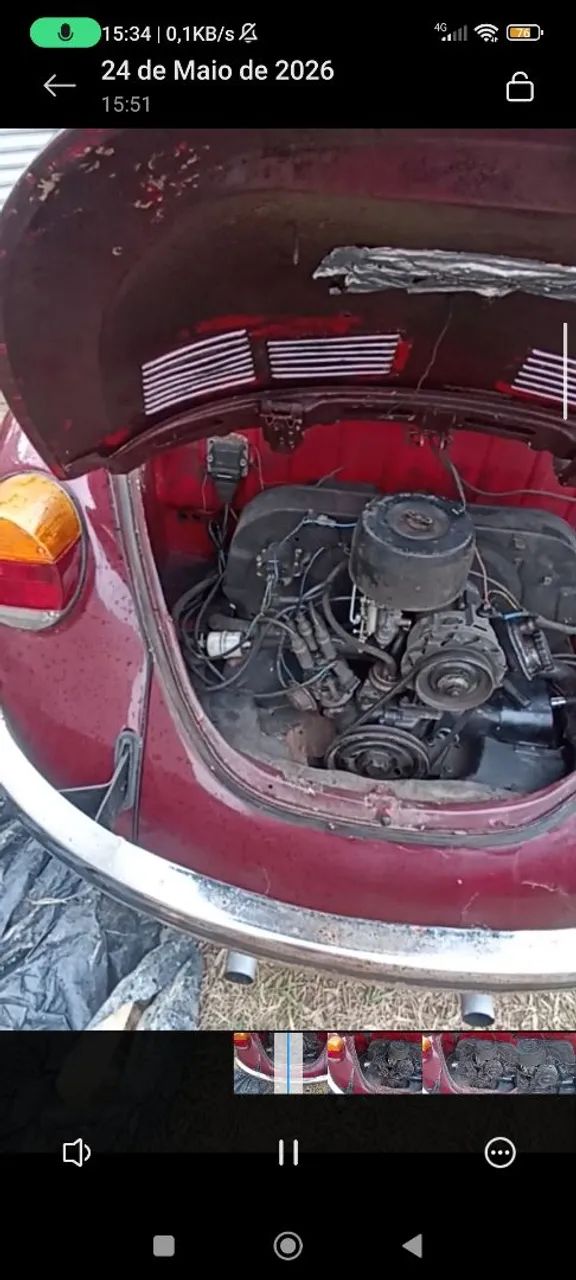 Volkswagen Fusca 1300 1974
