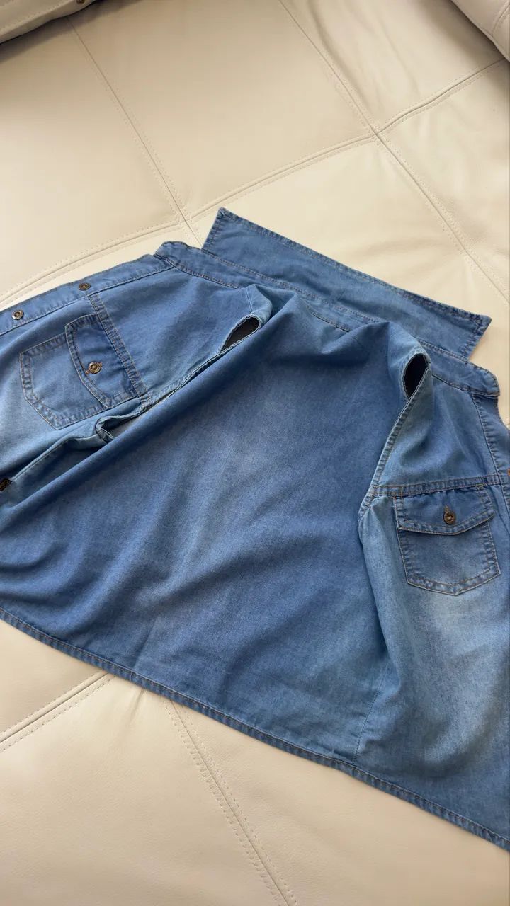 colete feminino jeans p - Foto 4