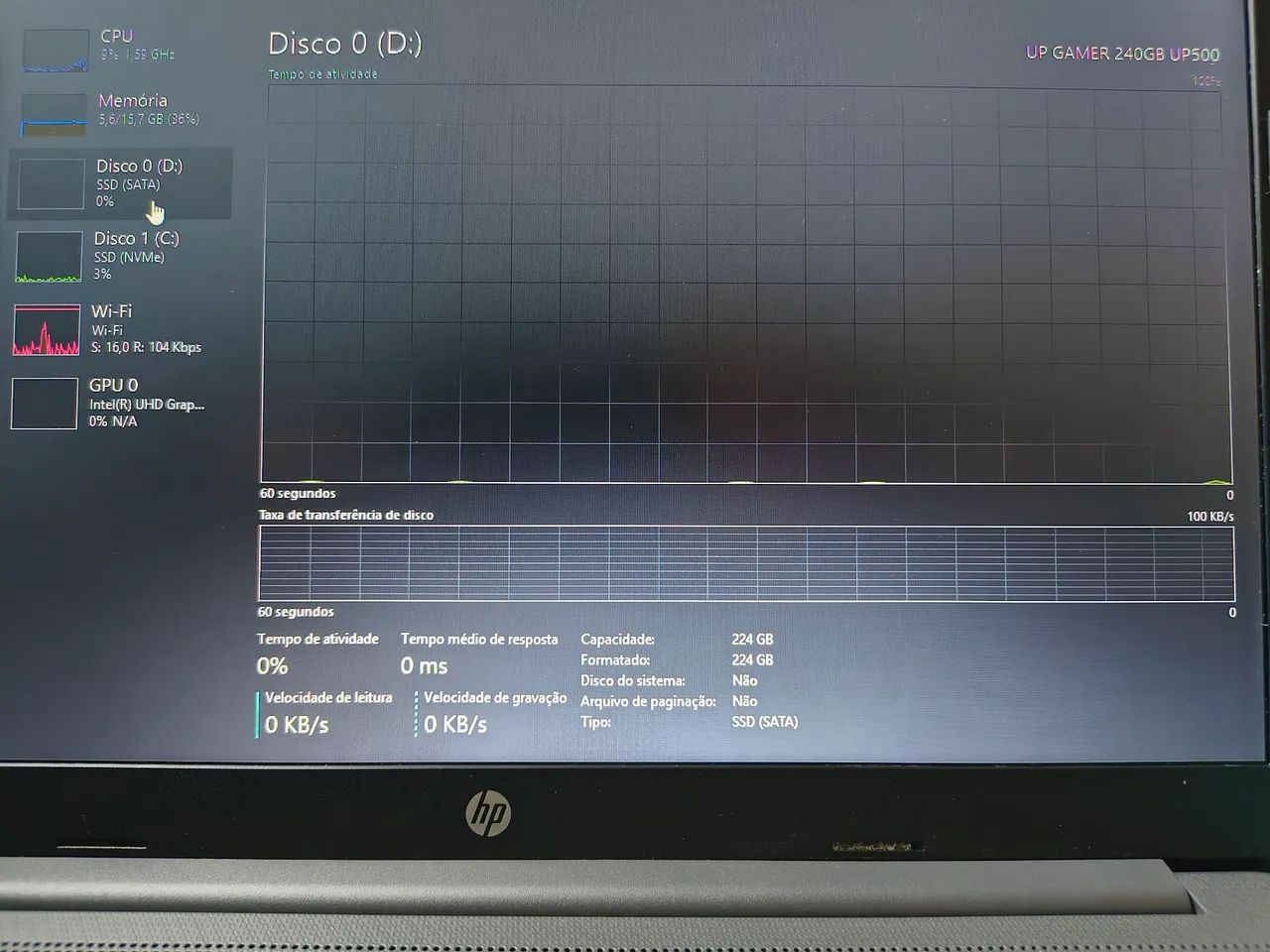 Notebook HP 250 G9 i3 12ª Geração 16GB RAM + 2 SSDs - Foto 3