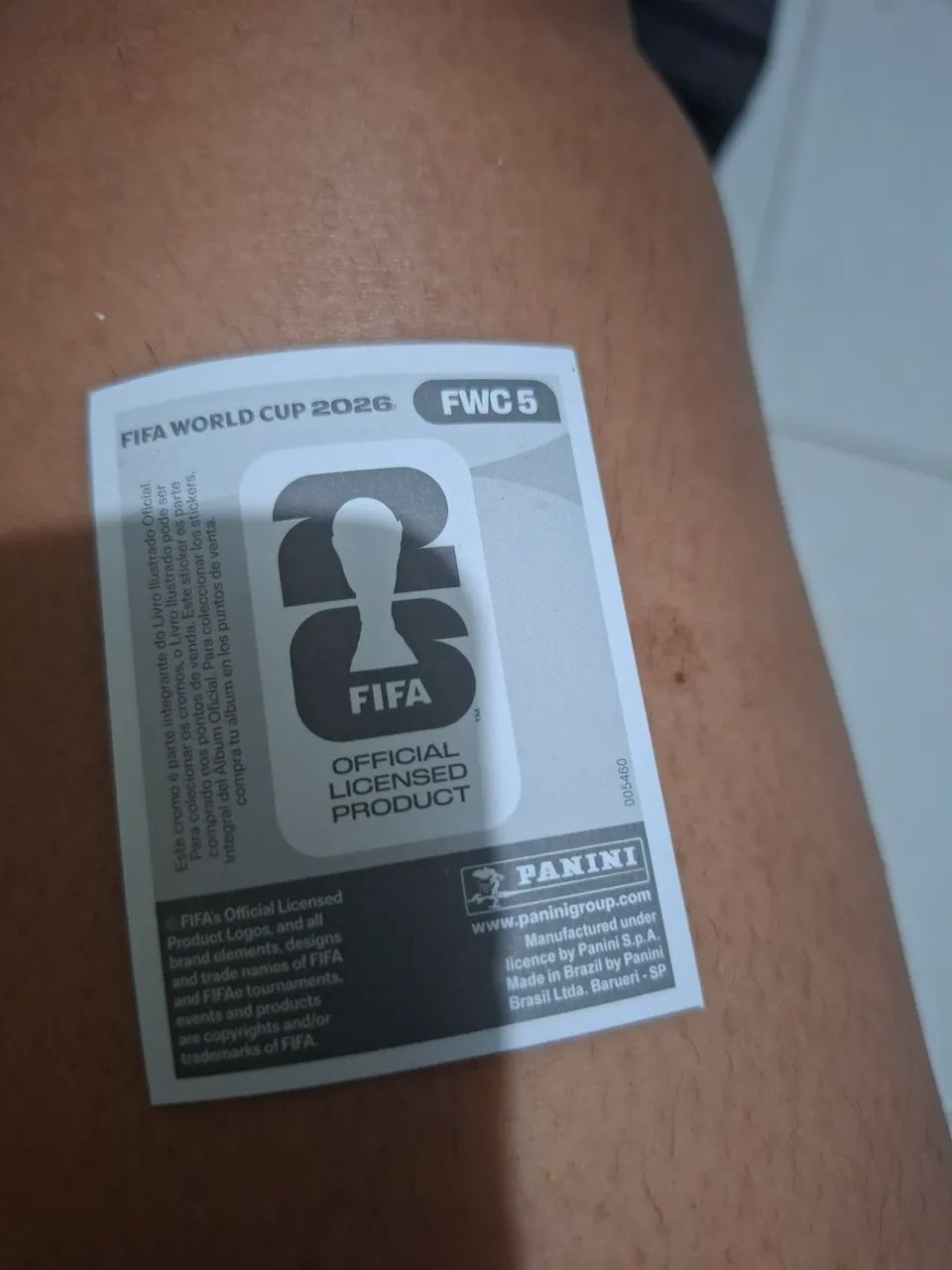 Figurinha FW5 álbum da copa 2026 - Foto 2