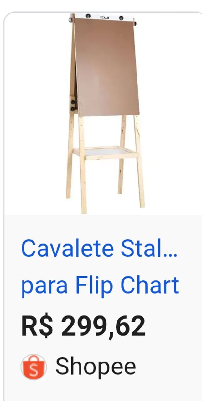 Flip chart STALO com lousa branca  - Foto 2