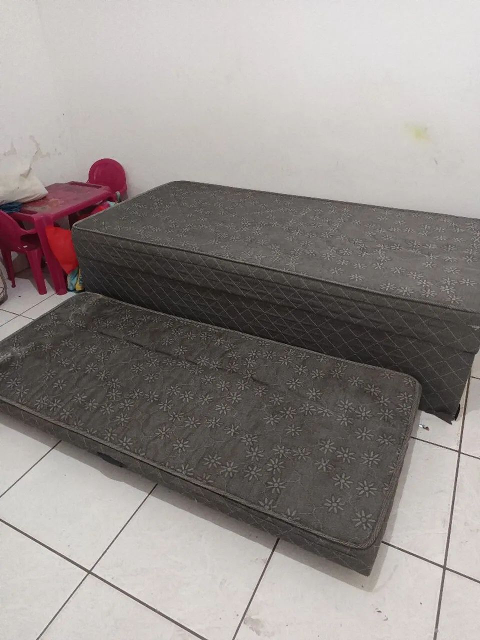Cama box baú + cama auxiliar solteiro - Foto 3
