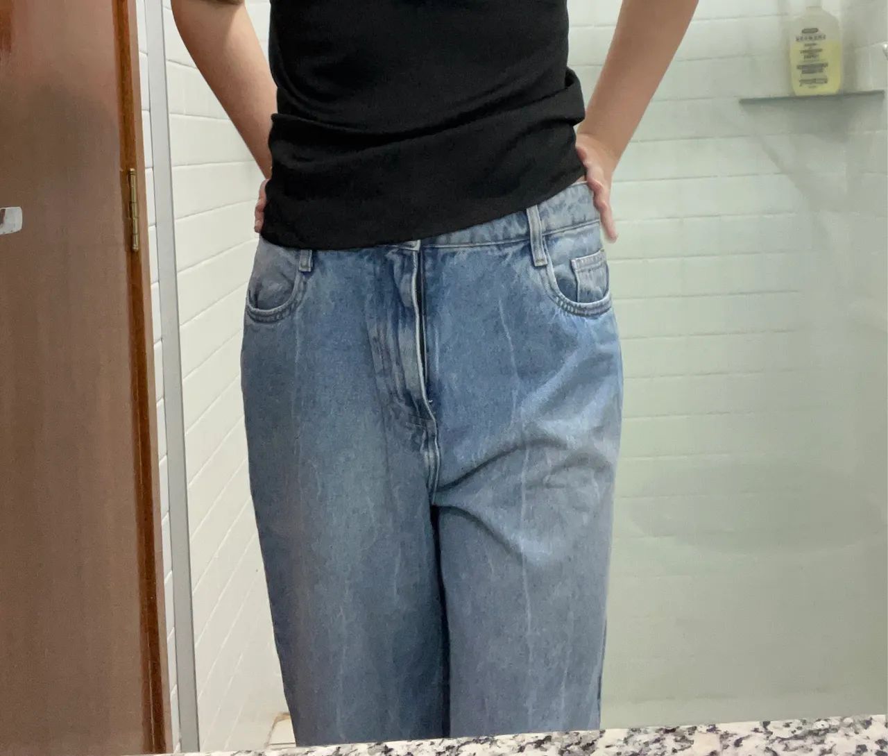 Calça Hering Wide Leg 38 - Foto 5