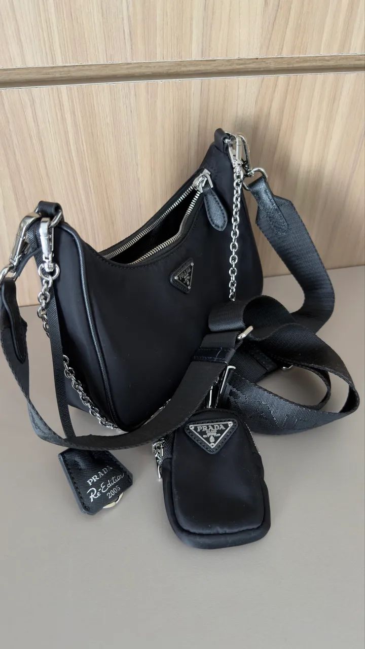 Bolsa Prada preta  - Foto 5