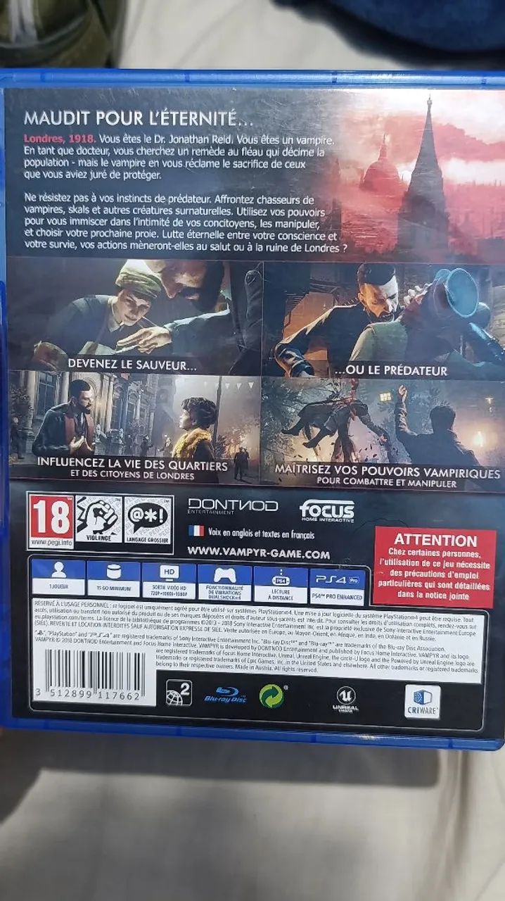 Jogo PS4 VAMPYR  - Foto 3