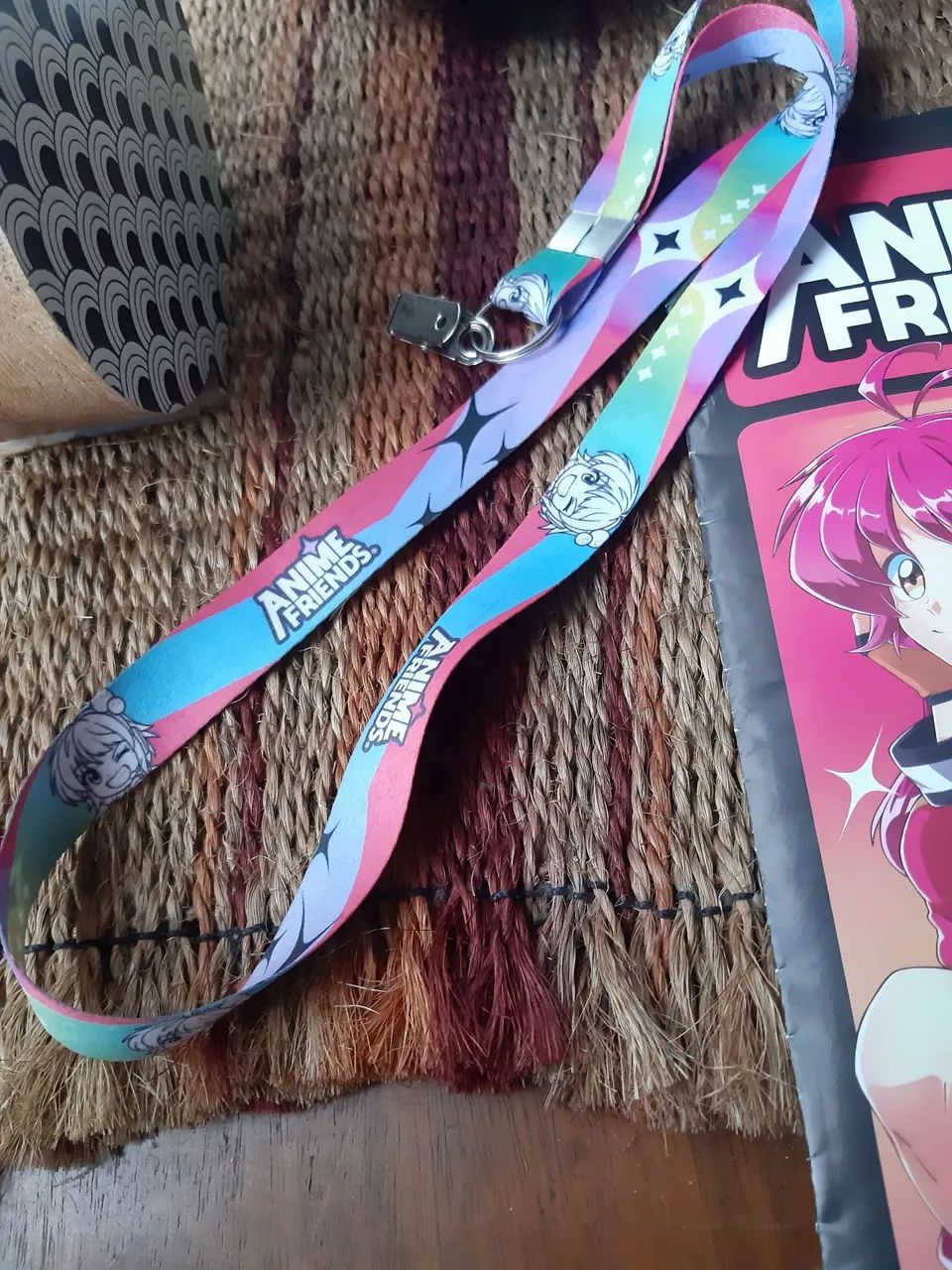 Anime Friends 2025: cordão e mapa divulgação usados  - Foto 2