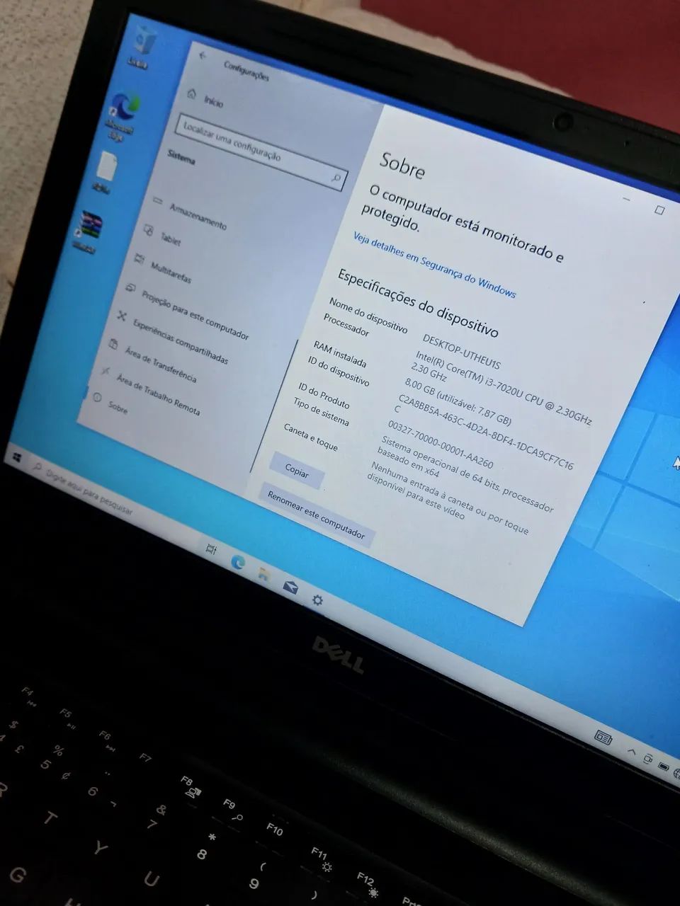 Notebook DELL inspiron 15p core i3 7ª geração  - Foto 2