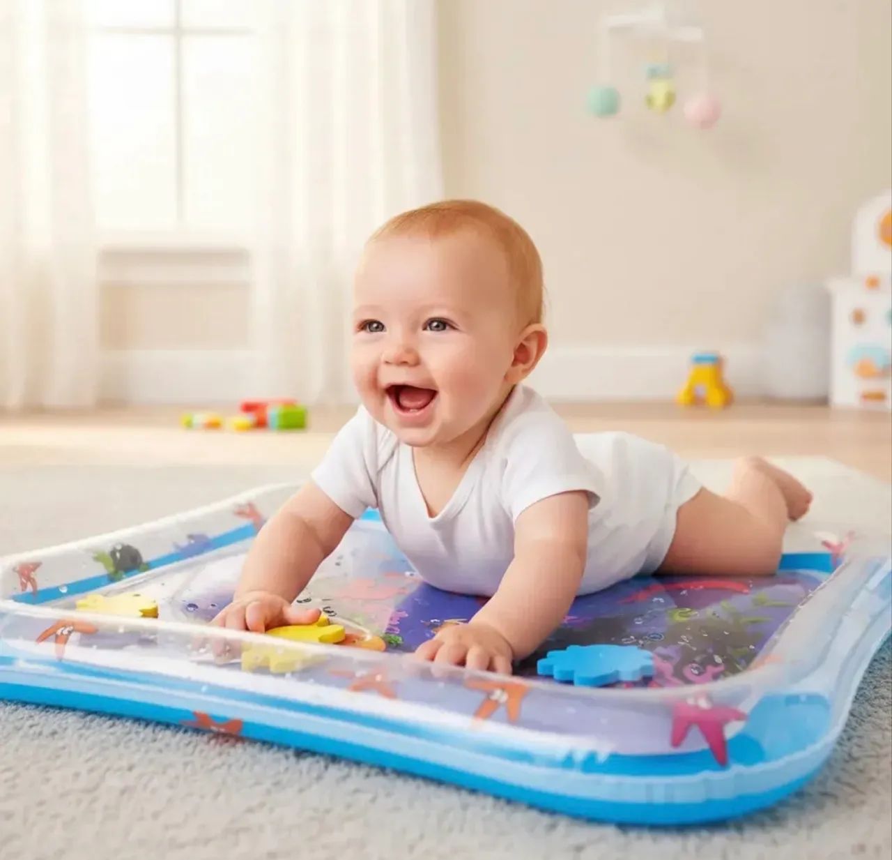 Tapete inflável infantil 